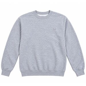Champion Mens Gray Crewneck Sweatshirt Fleece Pullover Size Medium